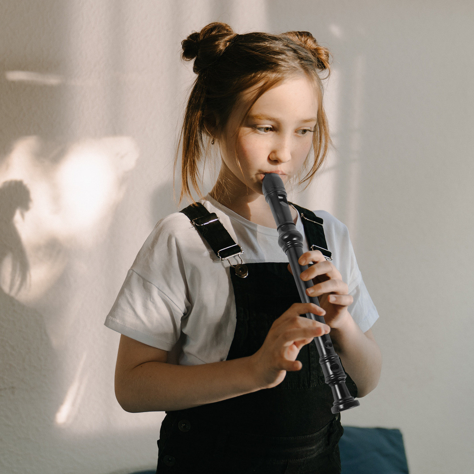 초보자를 위한 8홀 투명 블랙 ABS 플라스틱 재질의  - Soprano Recorder Plastic 리뷰 및 가격