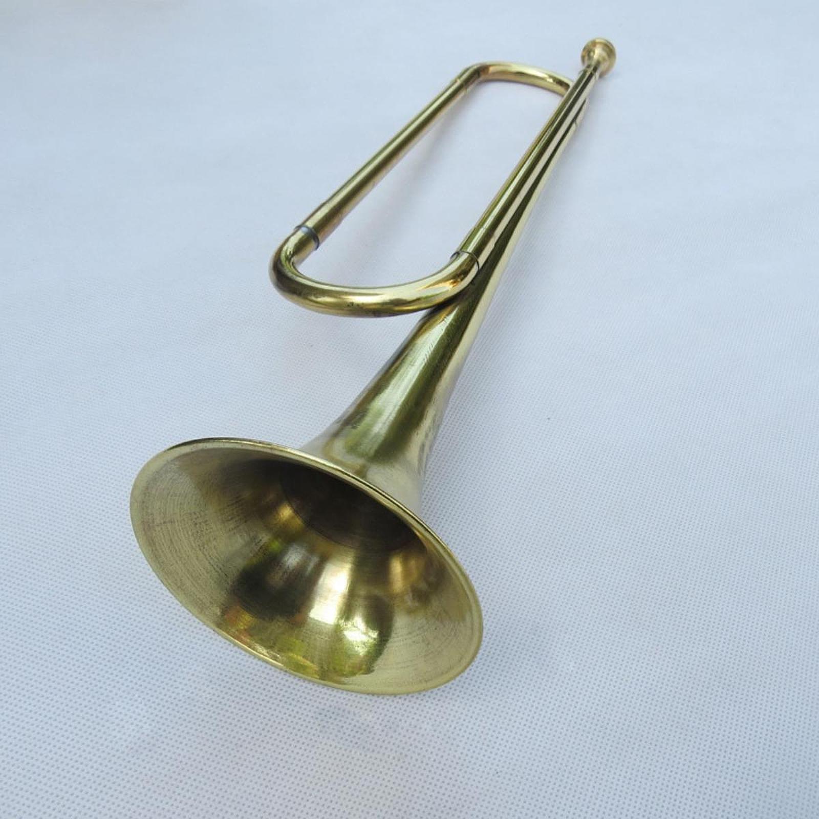 고급 황동 트럼펫, 광택 처리된 연주용 악기로, 초보자 - Musical Instrument Bugle 리뷰 및 가격