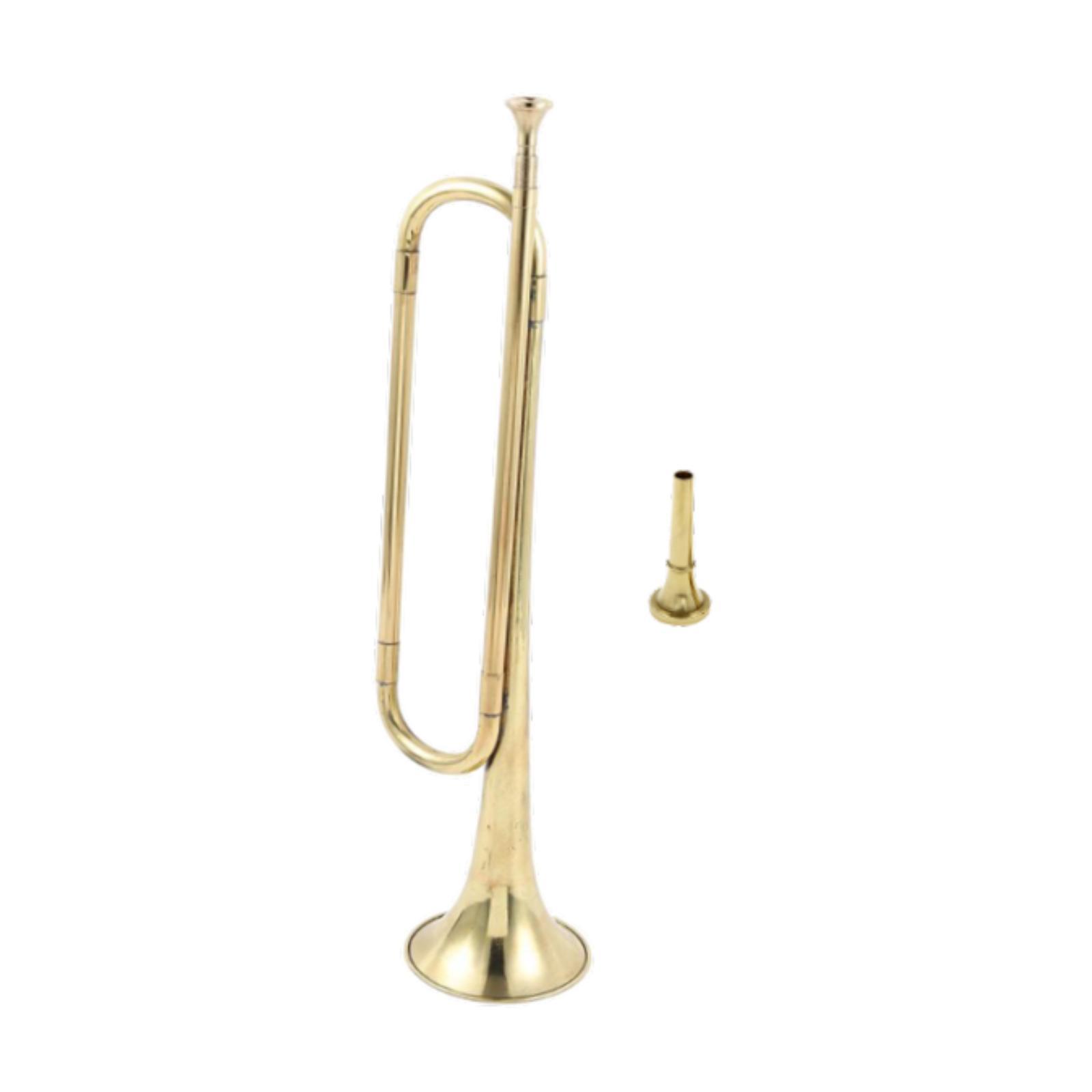 고급 황동 트럼펫, 광택 처리된 연주용 악기로, 초보자 - Musical Instrument Bugle 리뷰 및 가격