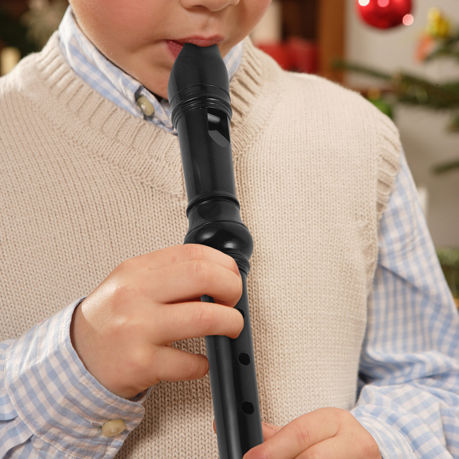 초보자를 위한 8홀 검은색 투명 소프라노 리코더, AB - Soprano Recorder Plastic 리뷰 및 가격